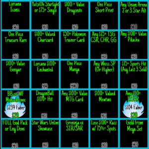 BLACKOUT Bingo !Jackpot - Info Only - No Purchase Necessary