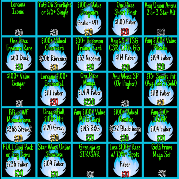 BLACKOUT Bingo !Jackpot - Info Only - No Purchase Necessary