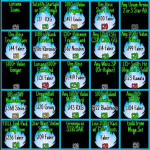 BLACKOUT Bingo !Jackpot - Info Only - No Purchase Necessary