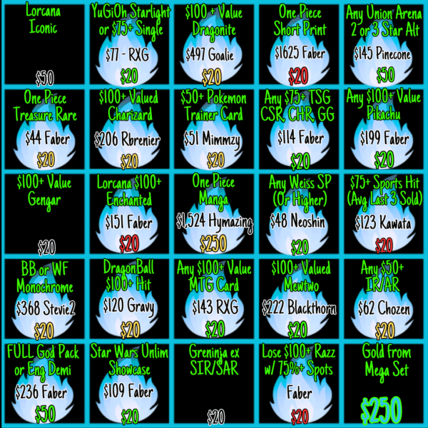 BLACKOUT Bingo !Jackpot - Info Only - No Purchase Necessary