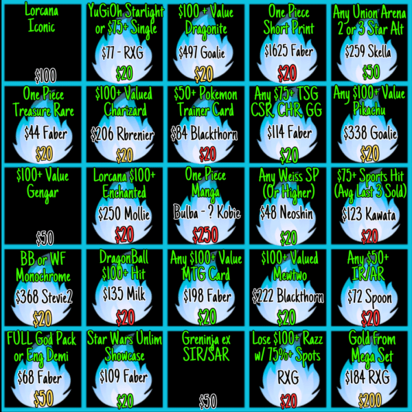 BLACKOUT Bingo !Jackpot - Info Only - No Purchase Necessary