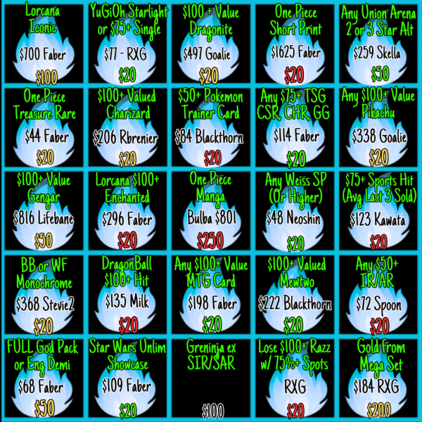 BLACKOUT Bingo !Jackpot - Info Only - No Purchase Necessary