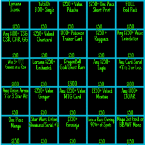 BLACKOUT Bingo !Jackpot - Info Only - No Purchase Necessary