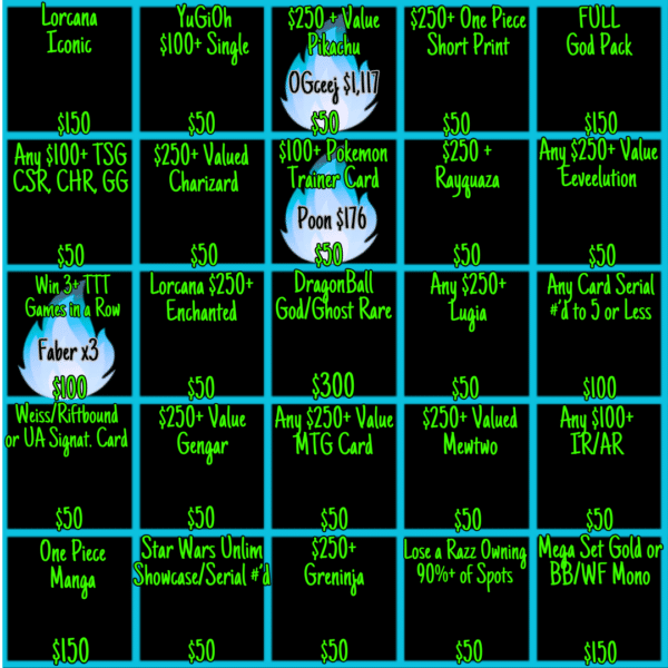 BLACKOUT Bingo !Jackpot - Info Only - No Purchase Necessary