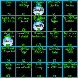 BLACKOUT Bingo !Jackpot - Info Only - No Purchase Necessary