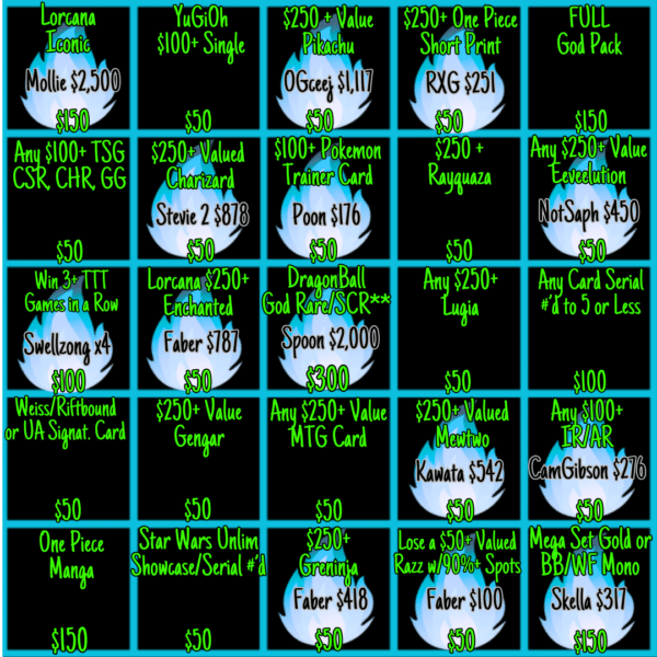 BLACKOUT Bingo !Jackpot - Info Only - No Purchase Necessary