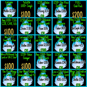 BLACKOUT Bingo !Jackpot - Info Only - No Purchase Necessary
