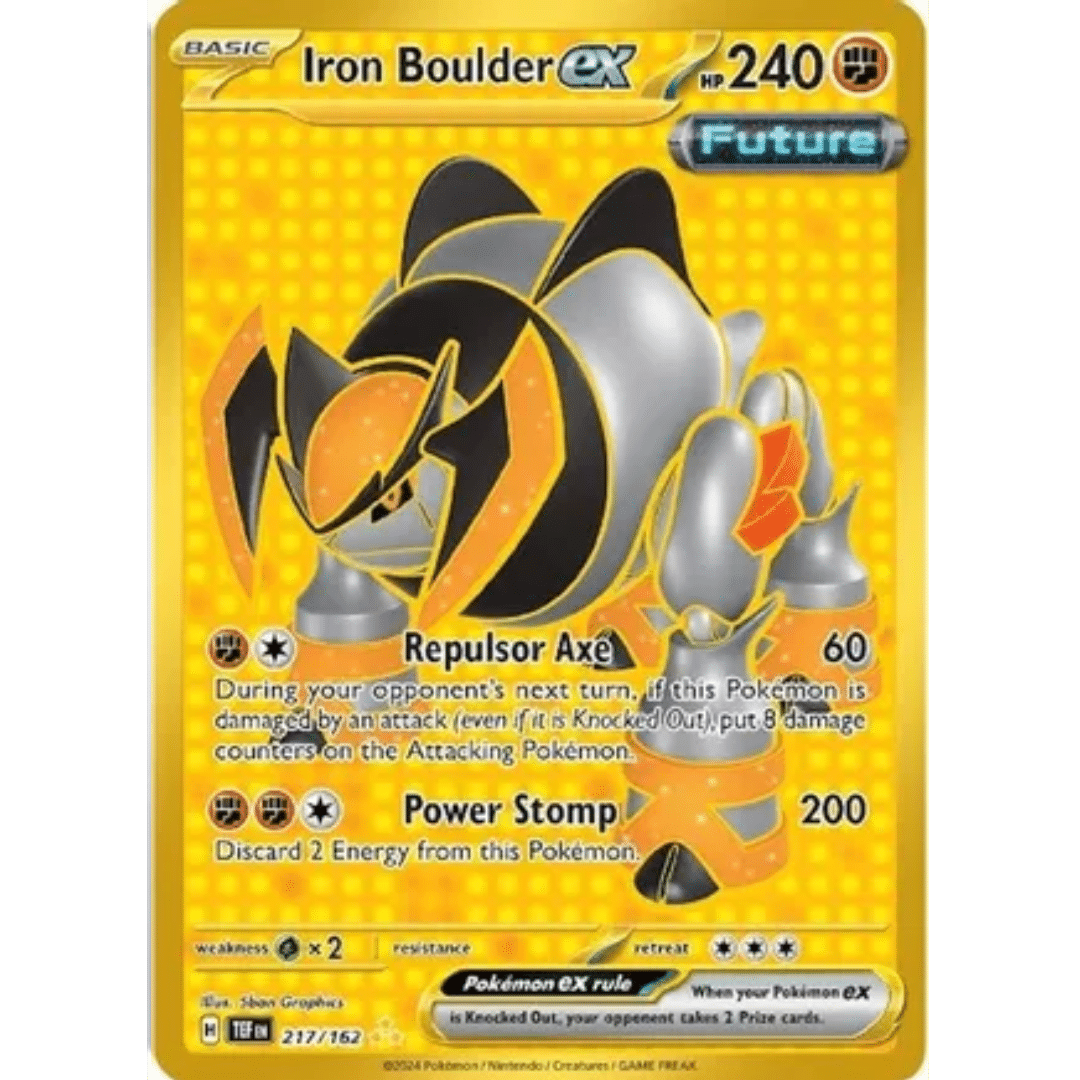 Iron Boulder Ex Gold Tf Searing Shot Tcg