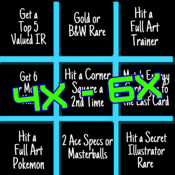 RAZZ - 10 Spots Zard Chase $25 TicTacToe Game (3 151, 3 PaF, 6 ObF)