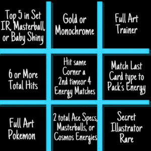 SV/MEV Tic-Tac-Toe Add-On (Read for Rules - 1 Per 12 Packs)