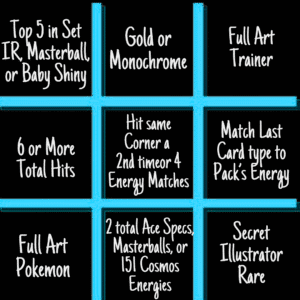 SV/MEV Tic-Tac-Toe Add-On (Read for Rules - 1 Per 12 Packs)