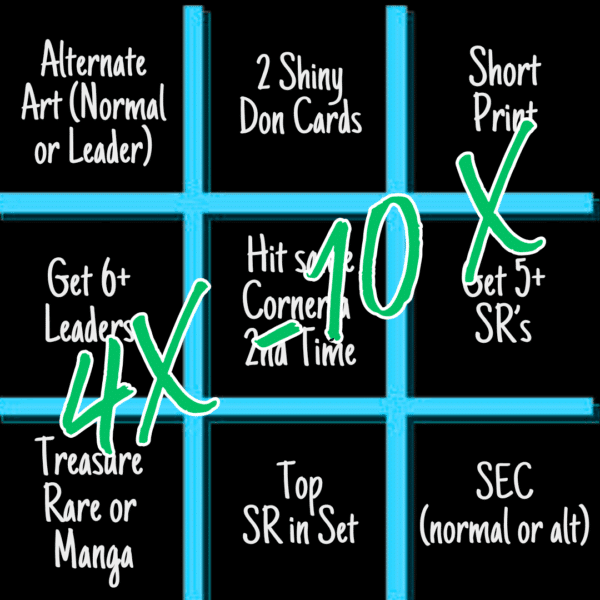 OP Tic-Tac-Toe Add-On (Read for Rules - 1 Per 18 Packs)
