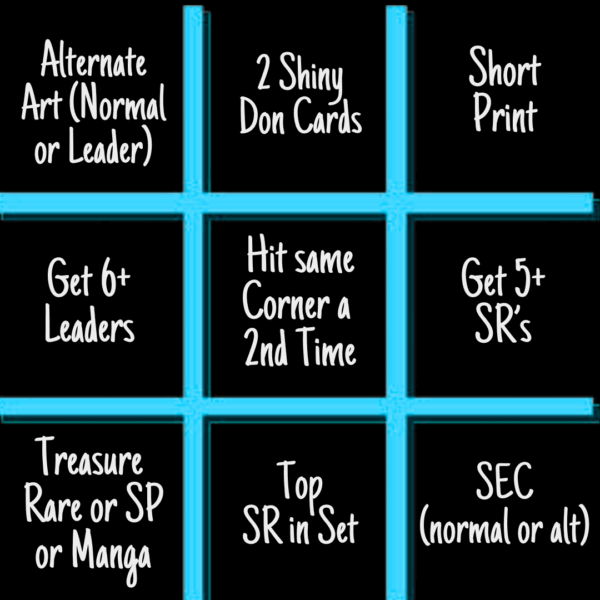 OP Tic-Tac-Toe Add-On (Read for Rules - 1 Per 18 Packs)