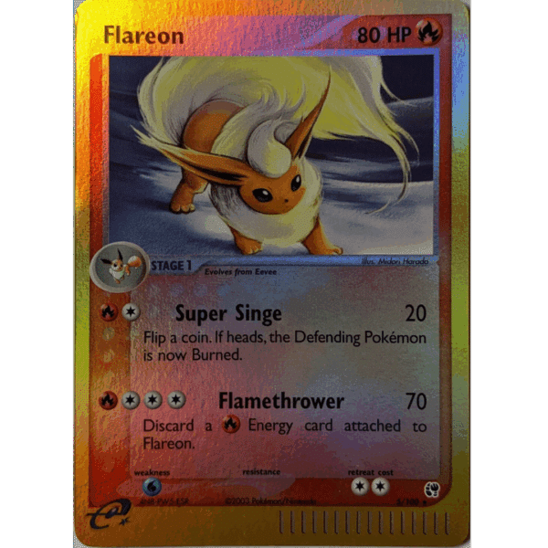 LIVE RAZZ - 10 Spots - LP Flareon Reverse Holo