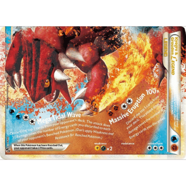 LIVE RAZZ - 10 Spots - LP/NM Kyogre Groudon Bottom Half