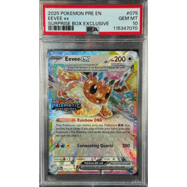 LIVE RAZZ - 10 Spots - PSA 10 Stamped Eevee