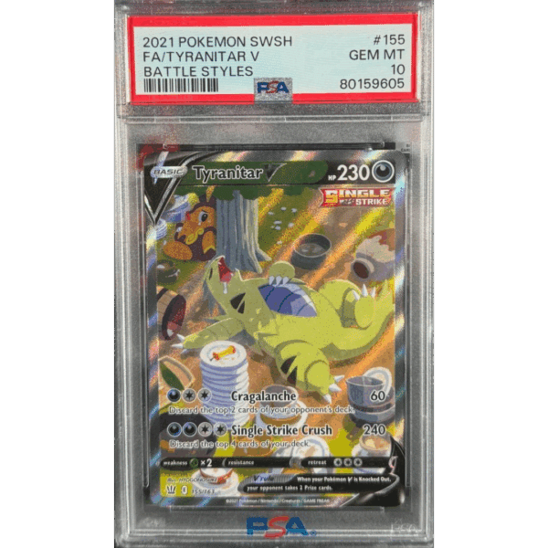 LIVE RAZZ - 50 Spots - PSA 10 Tyranitar