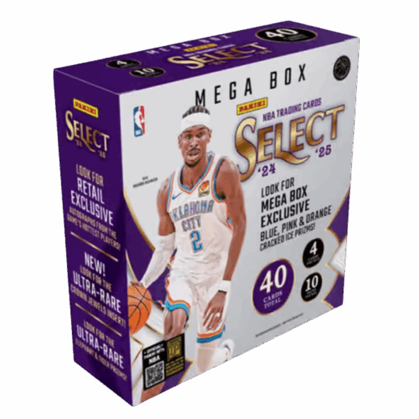 (1) Pack from 2024-25 NBA Select Mega Box