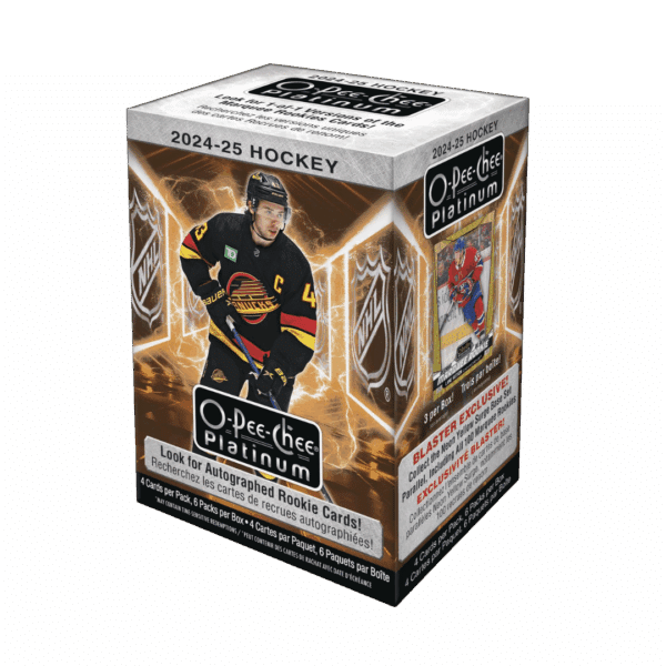 (1) Pack from 2024-25 O-Pee-Chee Platinum Hockey Blaster