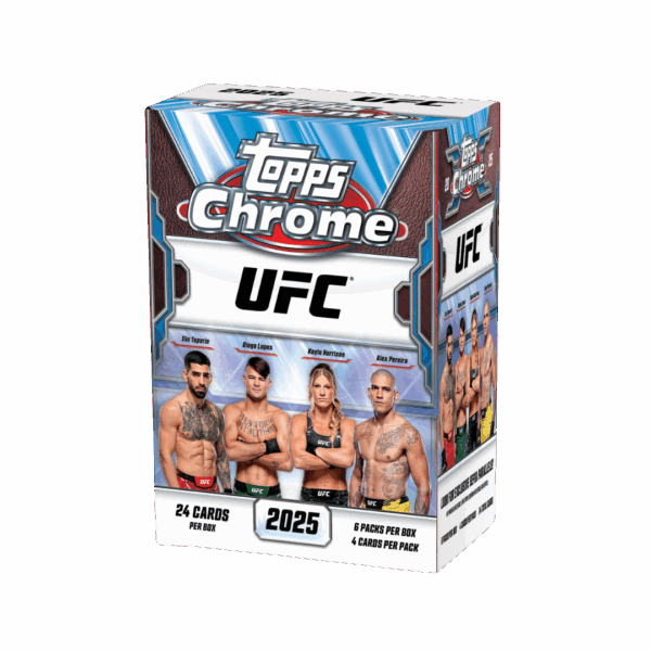 (1) Pack from 2025 UFC Topps Chrome Blaster