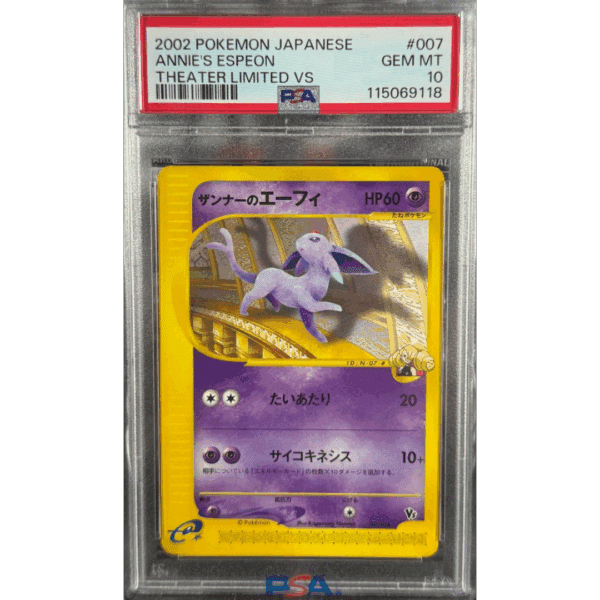 RAZZ - 10 Spots PSA 10 Annie's Espeon MAIN
