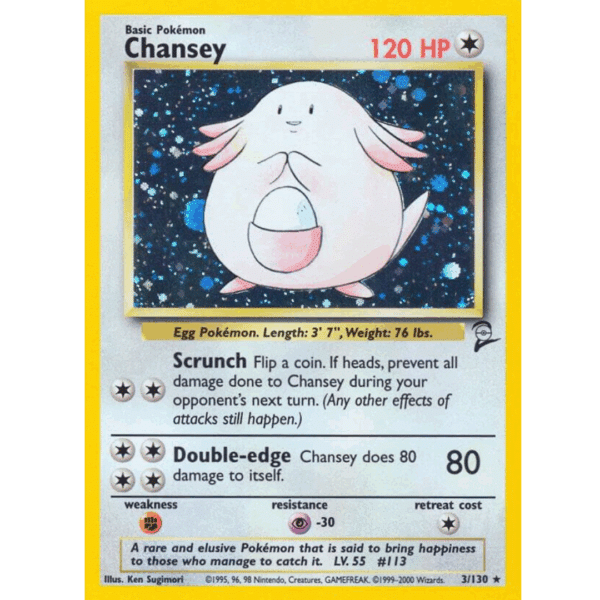 RAZZ - 10 Spots NM Base Set 2 Chansey