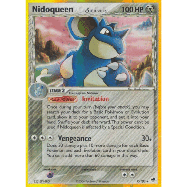 RAZZ - 10 Spots MP Delta Species Holo Nidoqueen