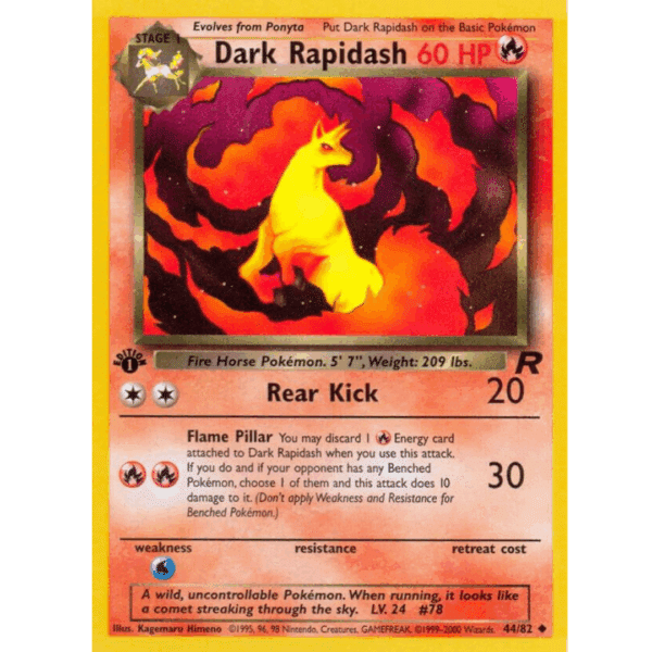RAZZ - 10 Spots NM 1st Ed Rapidash