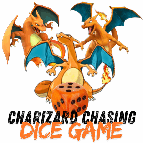 Charizard Chasing Dice Game