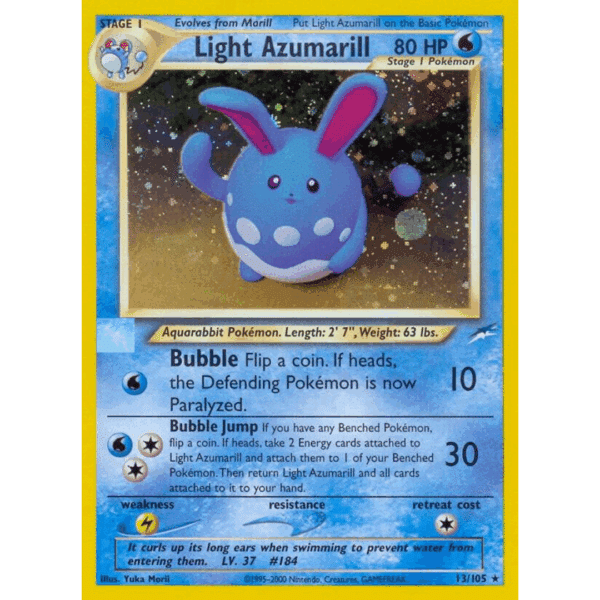 RAZZ - 10 Spots HP Light Azumarill Holo