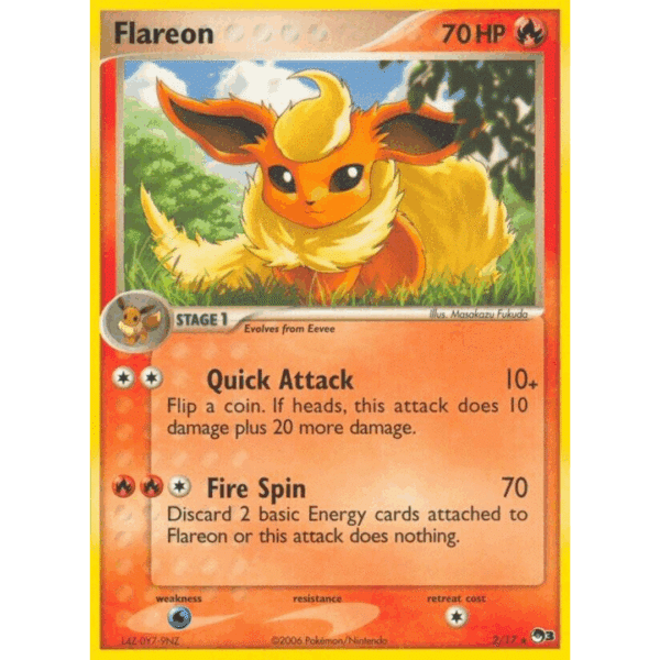 RAZZ - 10 Spots Mod Play Pop Series 3 Flareon Holo