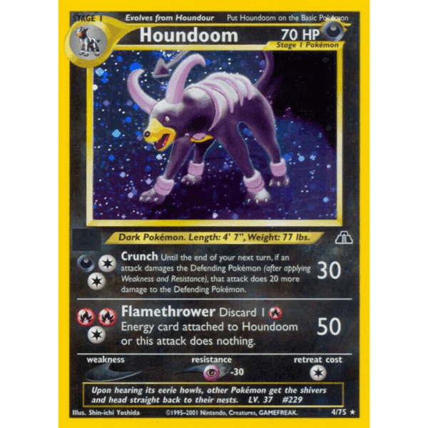 RAZZ - 10 Spots NM Unlim Holo Neo Discovery Houndoom