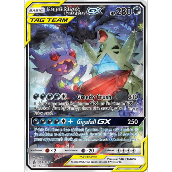 RAZZ - 10 Spots Alternate Art Mega Sableye & Tyranitar