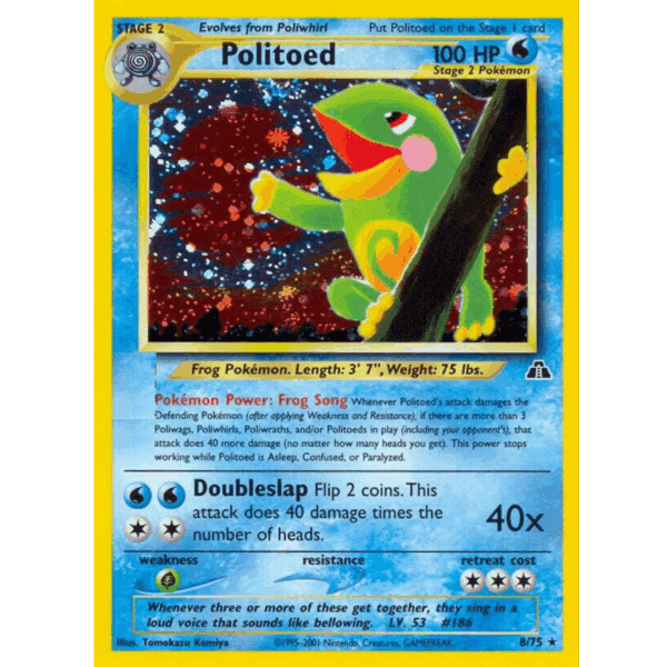 RAZZ - 10 Spots VLP/NM Holo Politoed
