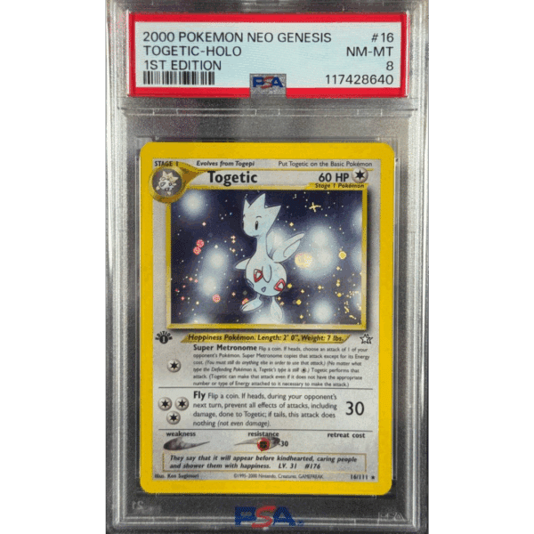RAZZ - 10 Spots PSA8 1st Ed Togetic Holo