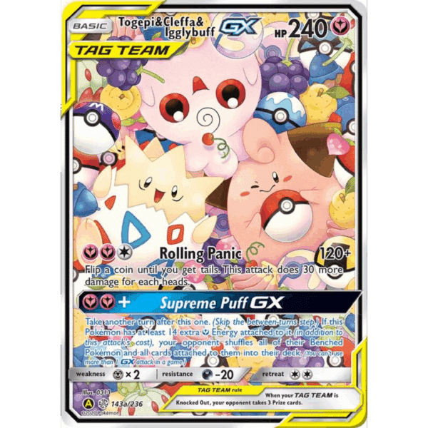 RAZZ - 10 Spots Togepi Cleffa Igglypuff Alt Art