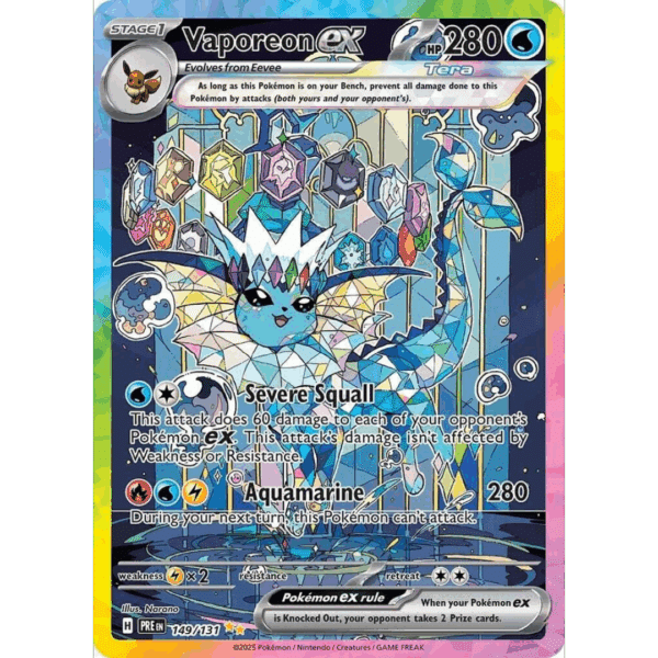 RAZZ - 10 Spots PrE Vaporeon +3 Degen Tickets