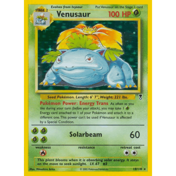 RAZZ - 10 Spots MP Legendary Collection Venusaur Holo