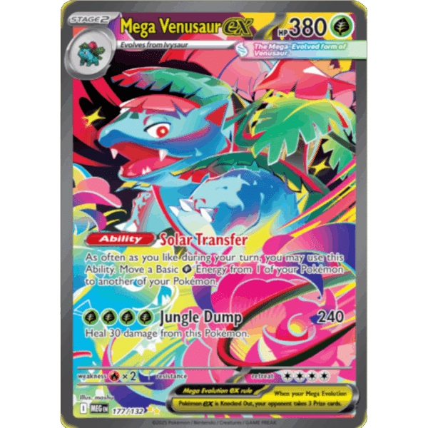 RAZZ - 10 Spots M Venusaur ex SIR