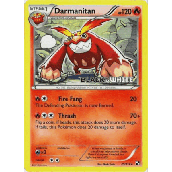 RAZZ - 10 Spots B&W Pre-Release Darmanitan