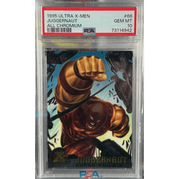 PSA 10 1995 Ultra X-Men Juggernaut All Chromium #66