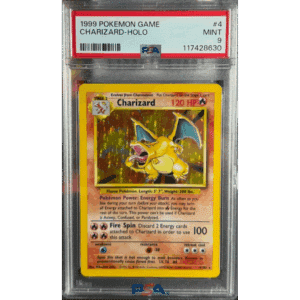 PSA 9 Base Set Unlimited Charizard Holo #4