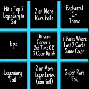 NEW! - Lorcana Tic-Tac-Toe Add-On (Read for Rules - 1 Per 12 Packs)