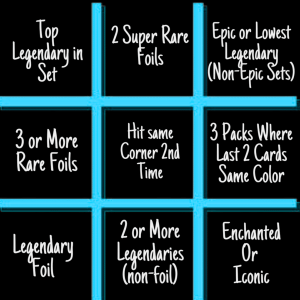 NEW! - Lorcana Tic-Tac-Toe Add-On (Read for Rules - 1 Per 12 Packs)