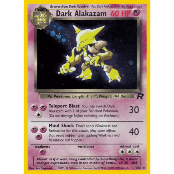RAZZ - 10 Spots HP Dark Alakazam