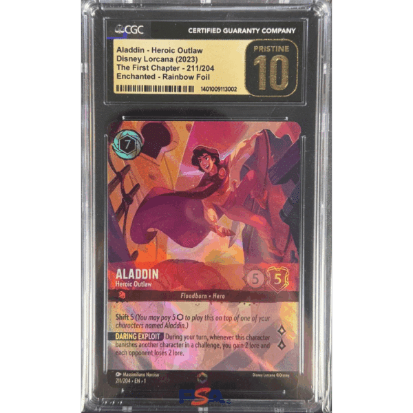 CGC 10 (Pristine!) Aladdin Enchanted (First Chapter)