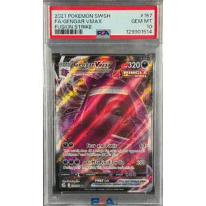 PSA 10 Gengar VMAX (Fusion Strike #157)
