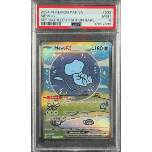 PSA 9 Mew ex SIR (Paldean Fates #232)