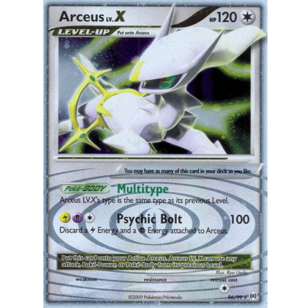 RAZZ - 10 Spots LP/NM Arceus Lv X