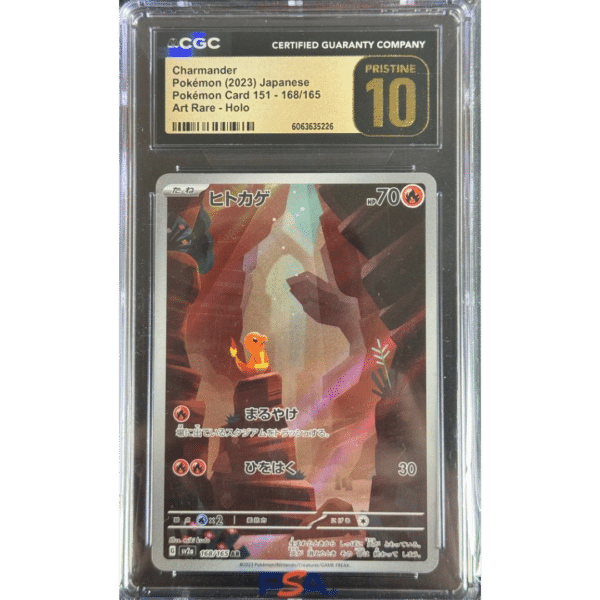 RAZZ - 10 Spots CGC 10 Pristine Charmander AR
